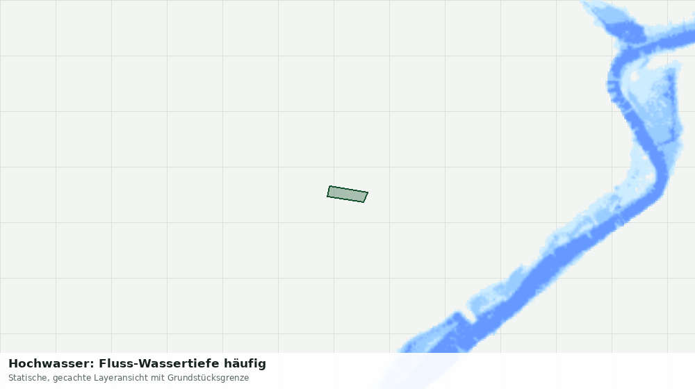 Statische Kartenansicht: Hochwasser: Fluss-Wassertiefe häufig
