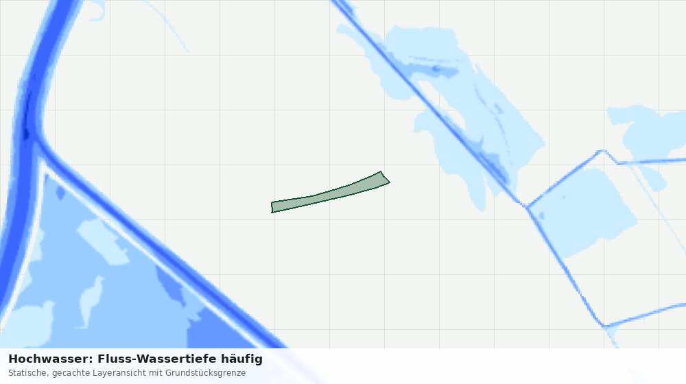 Statische Kartenansicht: Hochwasser: Fluss-Wassertiefe häufig