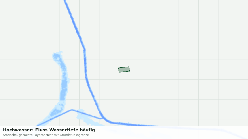 Statische Kartenansicht: Hochwasser: Fluss-Wassertiefe häufig