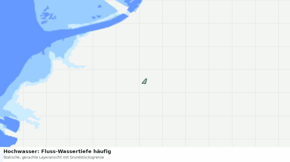 Statische Kartenansicht: Hochwasser: Fluss-Wassertiefe häufig