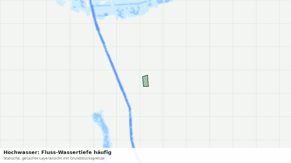Statische Kartenansicht: Hochwasser: Fluss-Wassertiefe häufig
