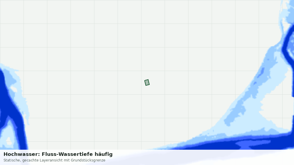 Statische Kartenansicht: Hochwasser: Fluss-Wassertiefe häufig