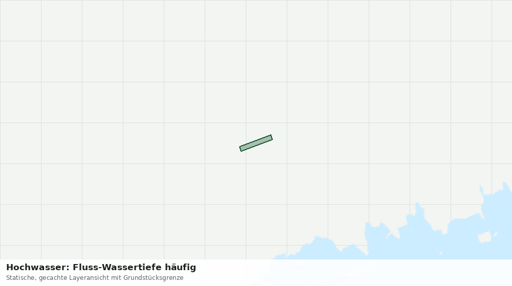 Statische Kartenansicht: Hochwasser: Fluss-Wassertiefe häufig