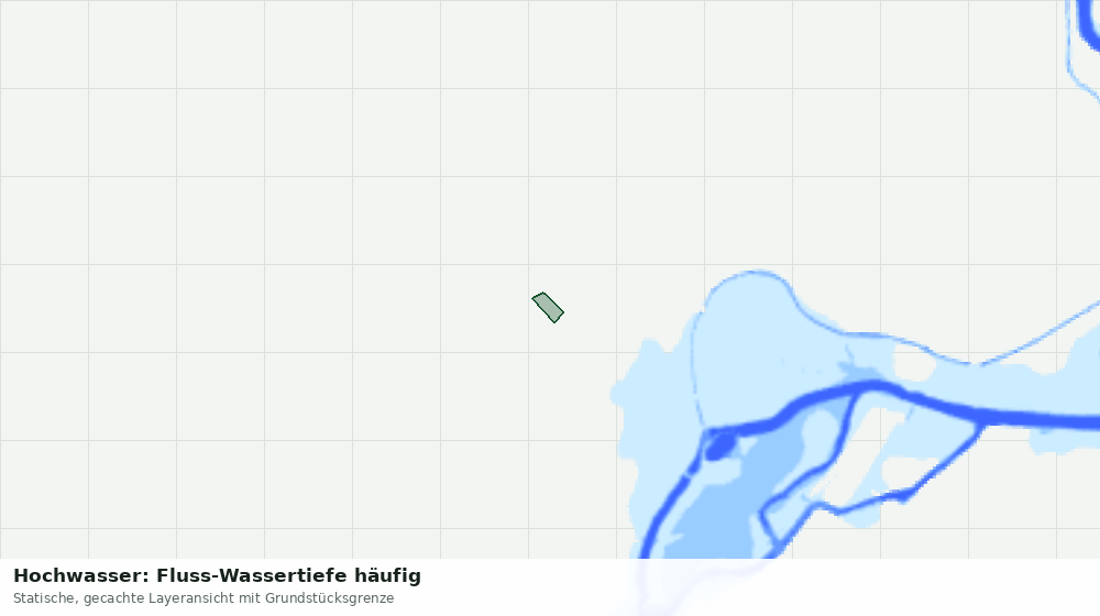 Statische Kartenansicht: Hochwasser: Fluss-Wassertiefe häufig