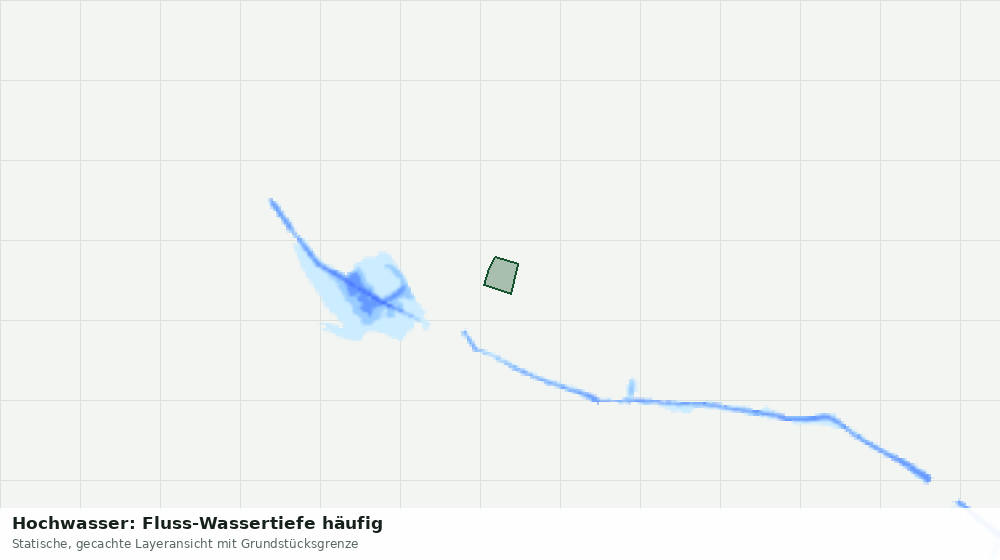 Statische Kartenansicht: Hochwasser: Fluss-Wassertiefe häufig