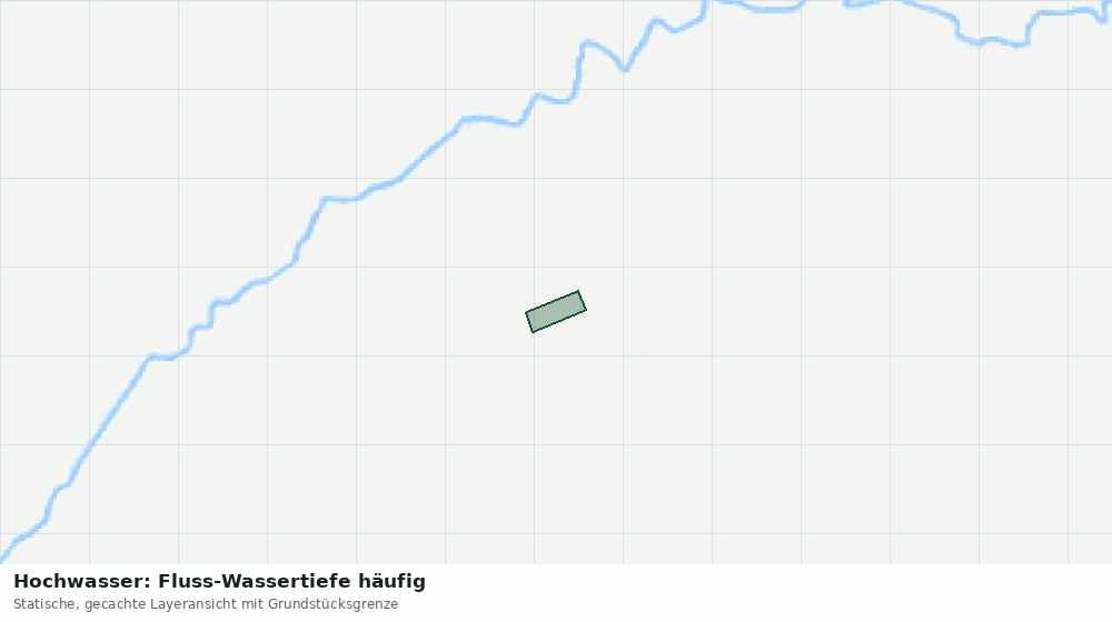 Statische Kartenansicht: Hochwasser: Fluss-Wassertiefe häufig