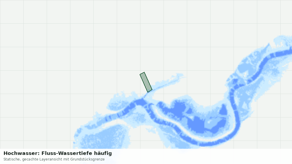 Statische Kartenansicht: Hochwasser: Fluss-Wassertiefe häufig