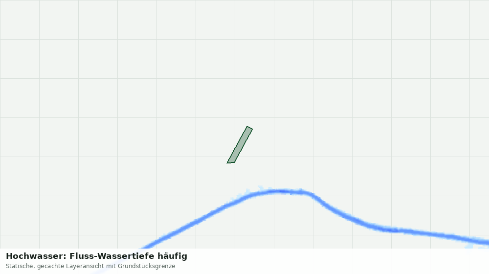 Statische Kartenansicht: Hochwasser: Fluss-Wassertiefe häufig
