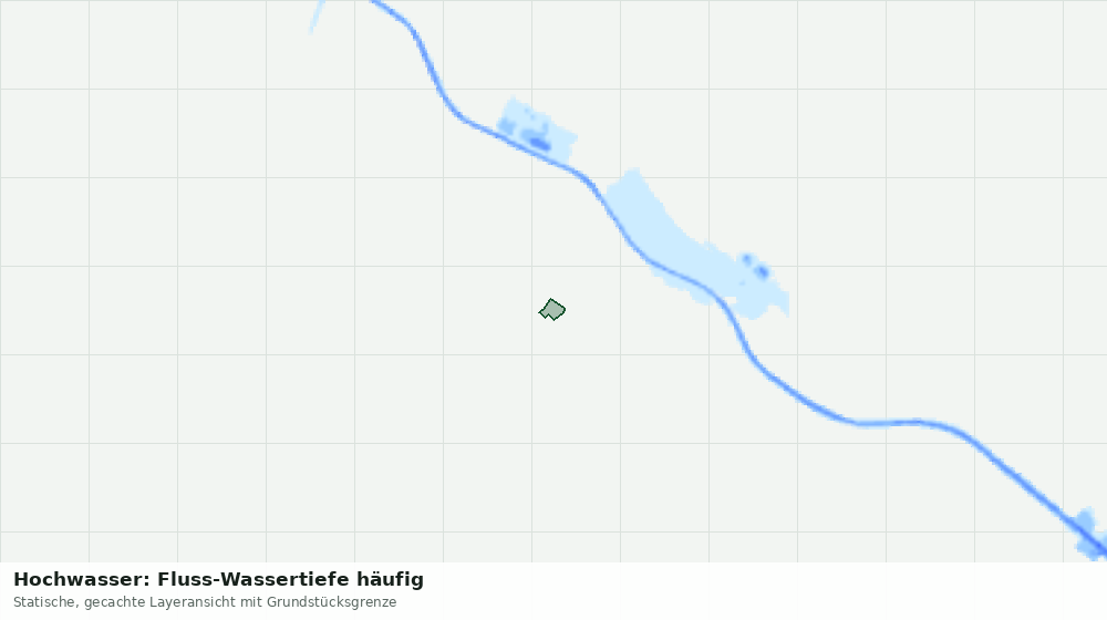 Statische Kartenansicht: Hochwasser: Fluss-Wassertiefe häufig