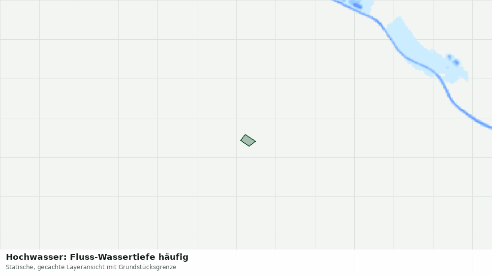Statische Kartenansicht: Hochwasser: Fluss-Wassertiefe häufig