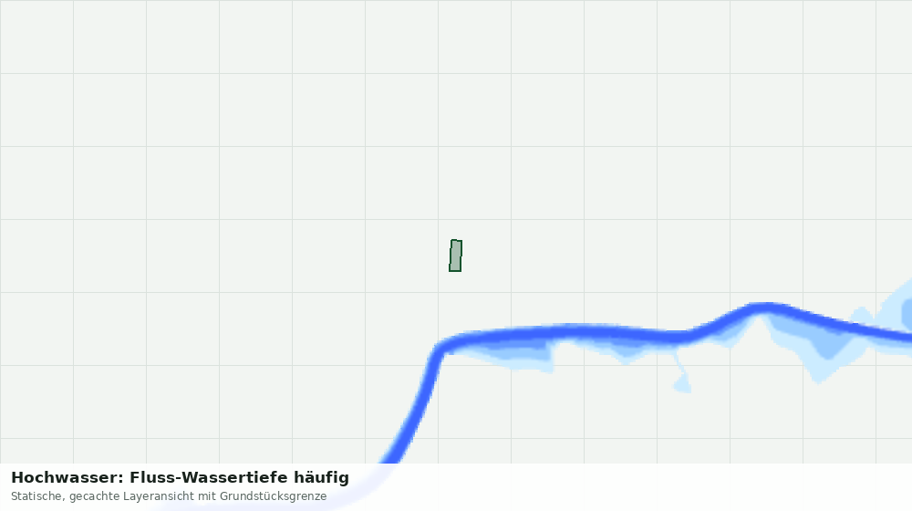 Statische Kartenansicht: Hochwasser: Fluss-Wassertiefe häufig