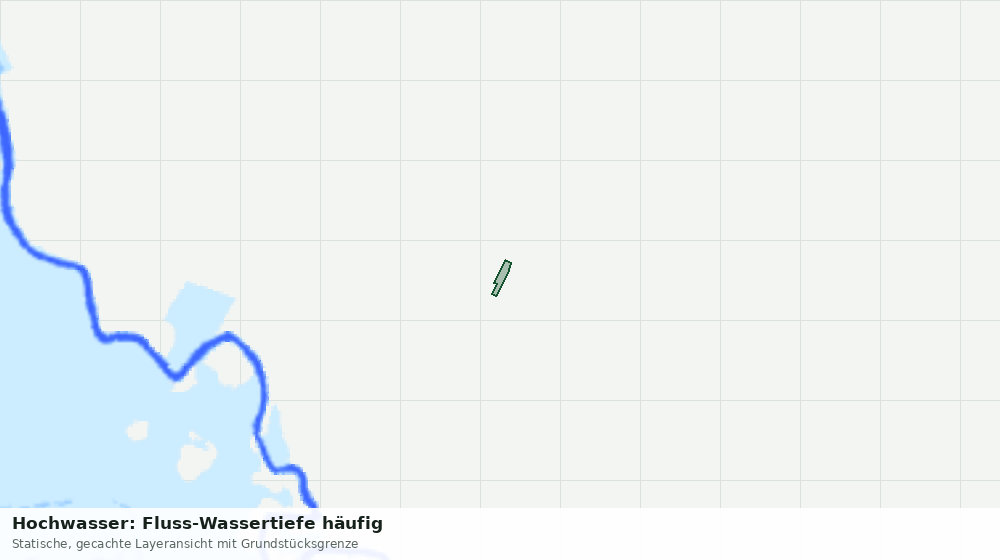 Statische Kartenansicht: Hochwasser: Fluss-Wassertiefe häufig