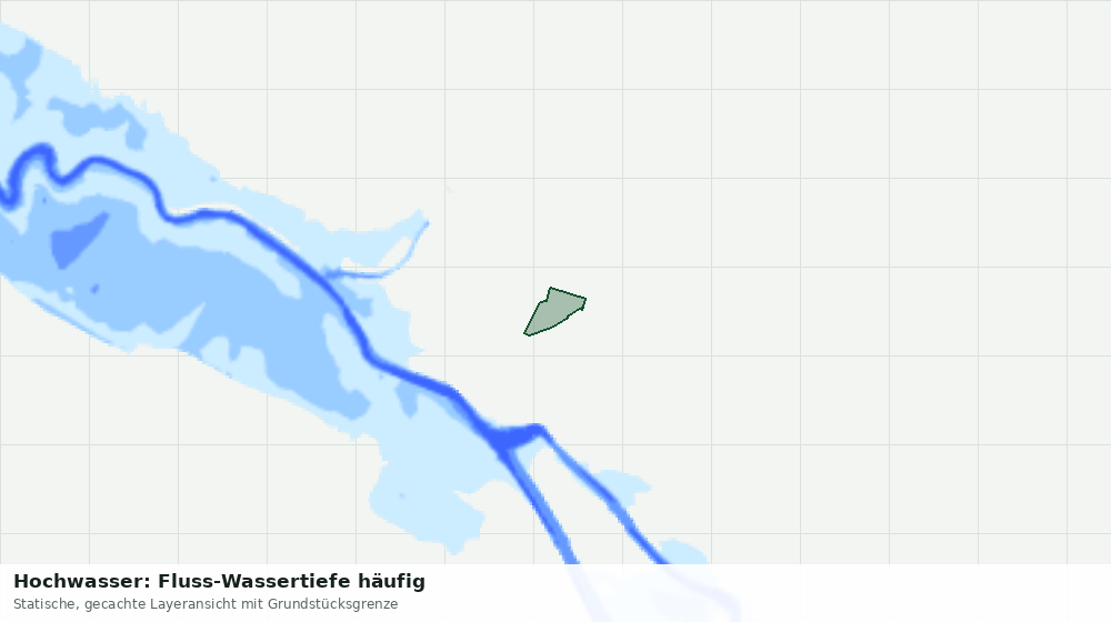 Statische Kartenansicht: Hochwasser: Fluss-Wassertiefe häufig