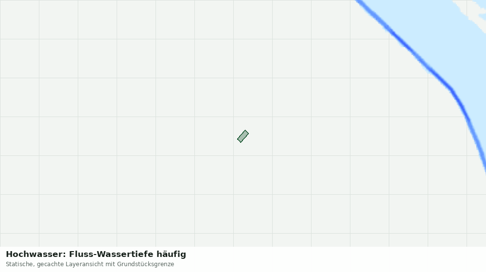 Statische Kartenansicht: Hochwasser: Fluss-Wassertiefe häufig
