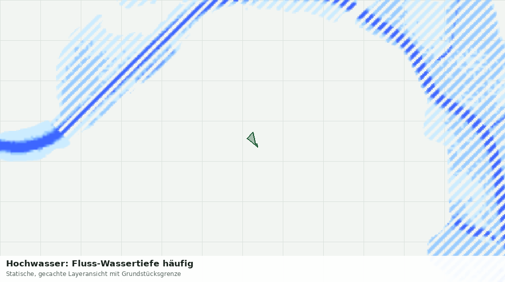 Statische Kartenansicht: Hochwasser: Fluss-Wassertiefe häufig
