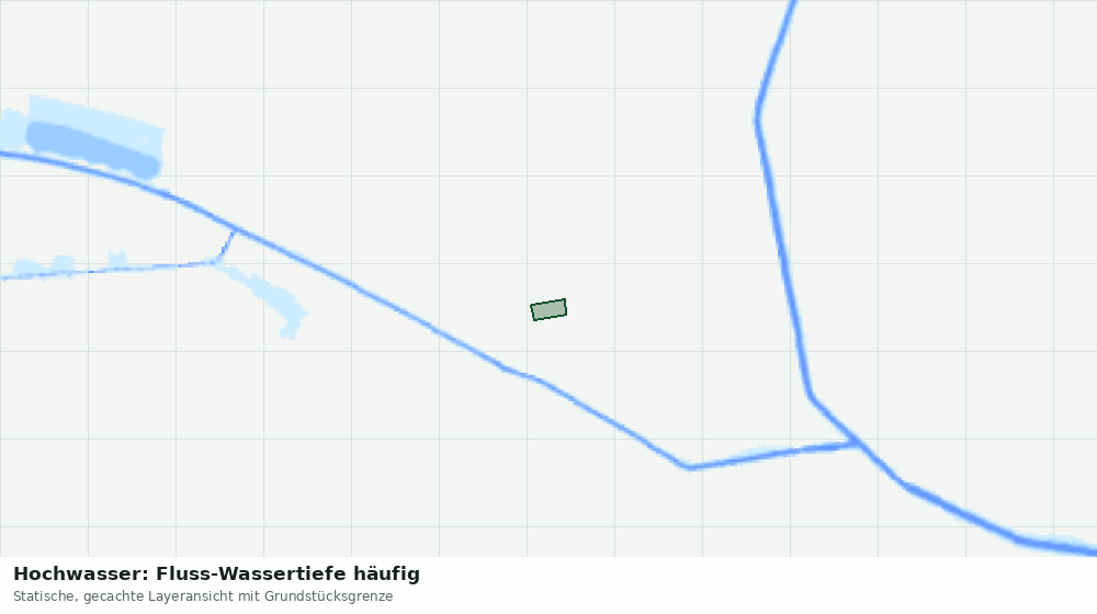 Statische Kartenansicht: Hochwasser: Fluss-Wassertiefe häufig