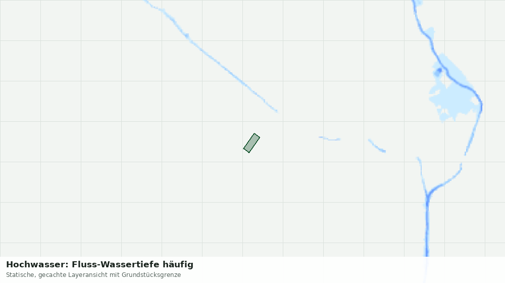 Statische Kartenansicht: Hochwasser: Fluss-Wassertiefe häufig