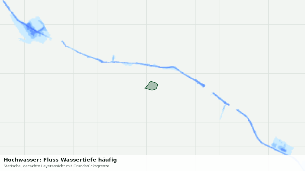 Statische Kartenansicht: Hochwasser: Fluss-Wassertiefe häufig
