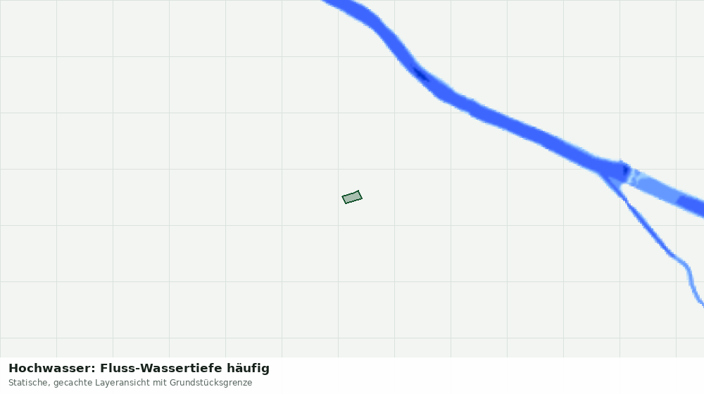 Statische Kartenansicht: Hochwasser: Fluss-Wassertiefe häufig