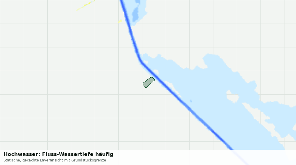 Statische Kartenansicht: Hochwasser: Fluss-Wassertiefe häufig