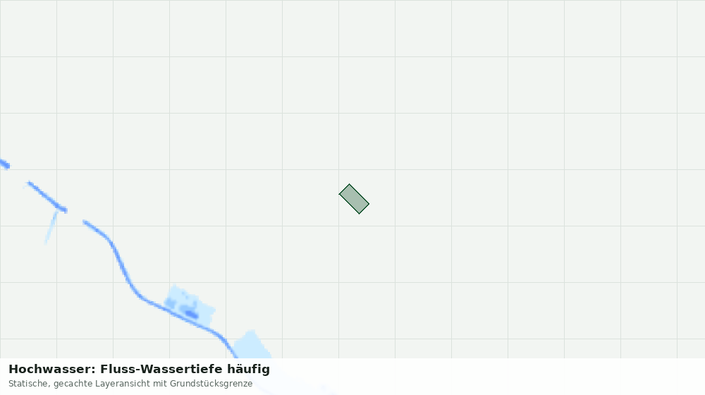 Statische Kartenansicht: Hochwasser: Fluss-Wassertiefe häufig