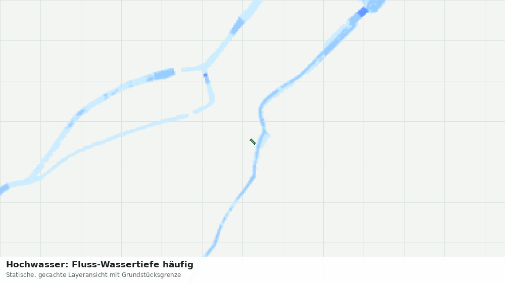 Statische Kartenansicht: Hochwasser: Fluss-Wassertiefe häufig