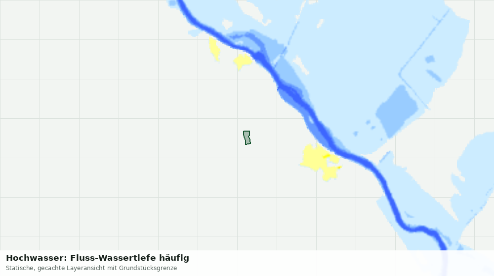 Statische Kartenansicht: Hochwasser: Fluss-Wassertiefe häufig