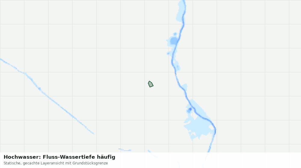Statische Kartenansicht: Hochwasser: Fluss-Wassertiefe häufig