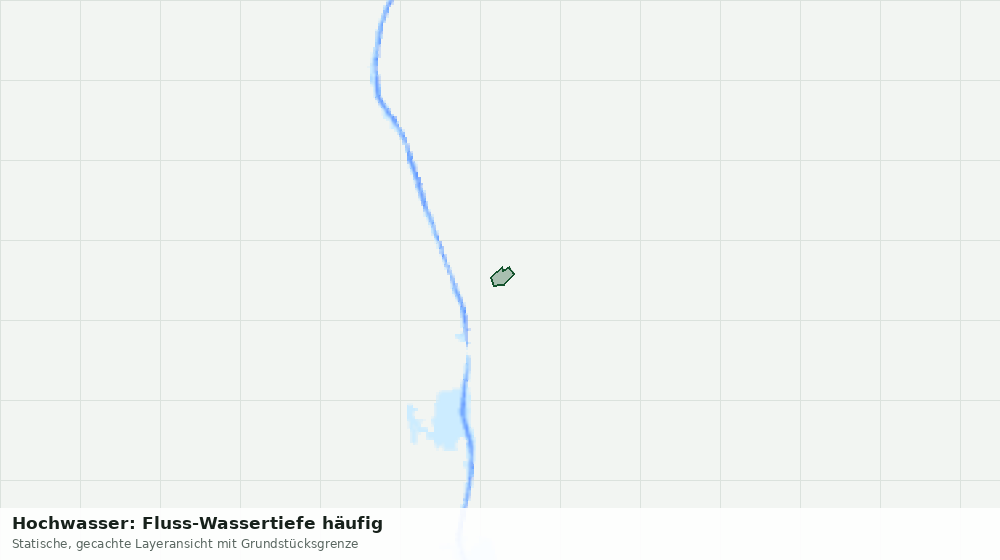 Statische Kartenansicht: Hochwasser: Fluss-Wassertiefe häufig