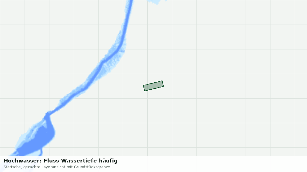 Statische Kartenansicht: Hochwasser: Fluss-Wassertiefe häufig