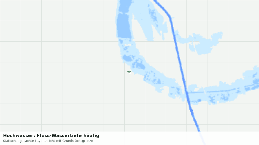 Statische Kartenansicht: Hochwasser: Fluss-Wassertiefe häufig