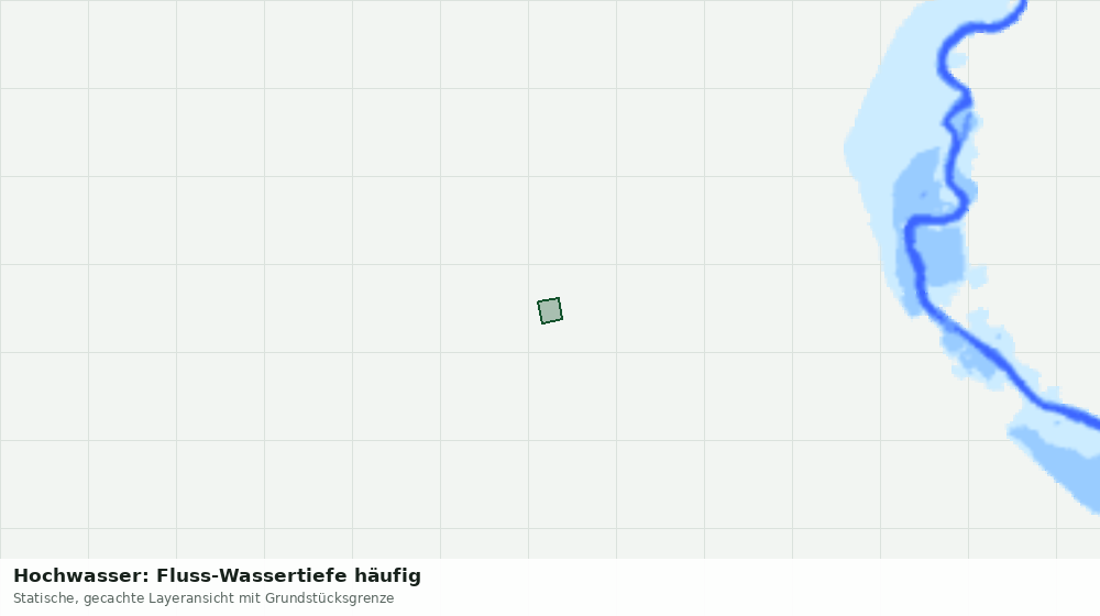 Statische Kartenansicht: Hochwasser: Fluss-Wassertiefe häufig