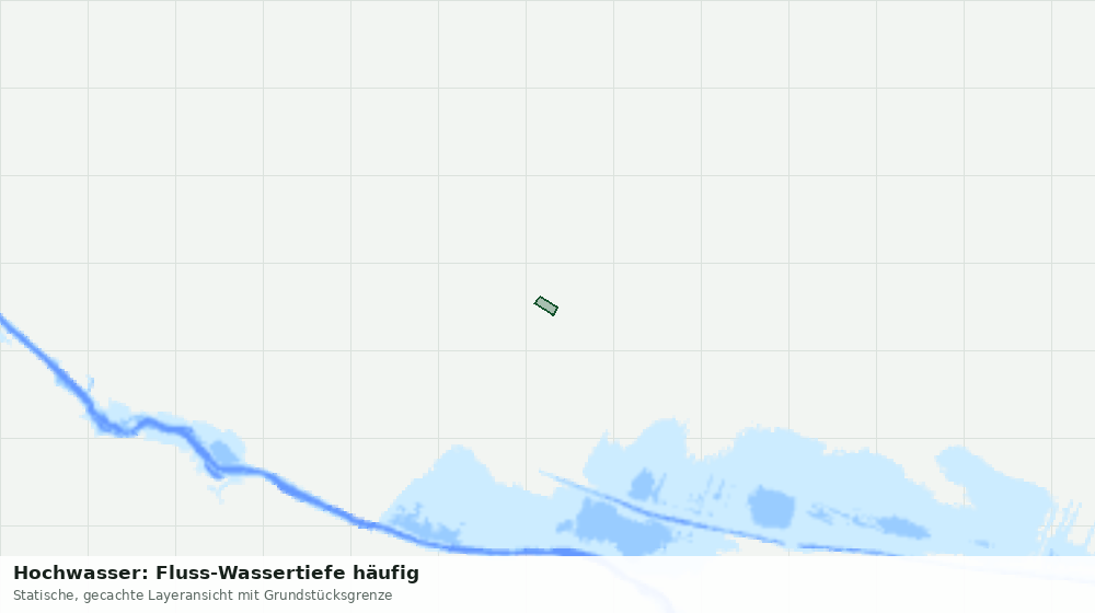 Statische Kartenansicht: Hochwasser: Fluss-Wassertiefe häufig