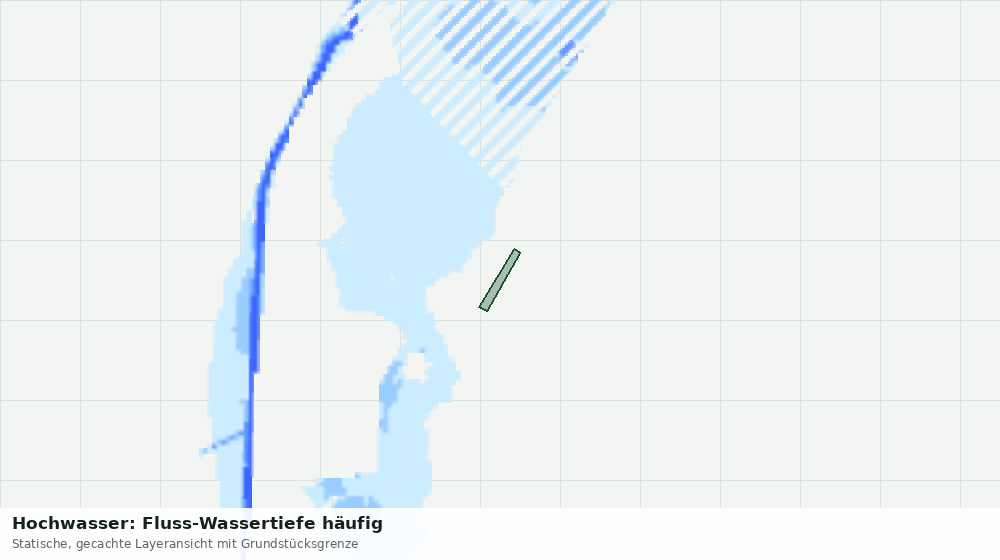 Statische Kartenansicht: Hochwasser: Fluss-Wassertiefe häufig