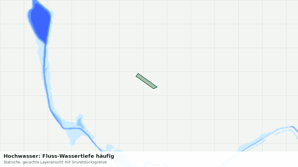 Statische Kartenansicht: Hochwasser: Fluss-Wassertiefe häufig