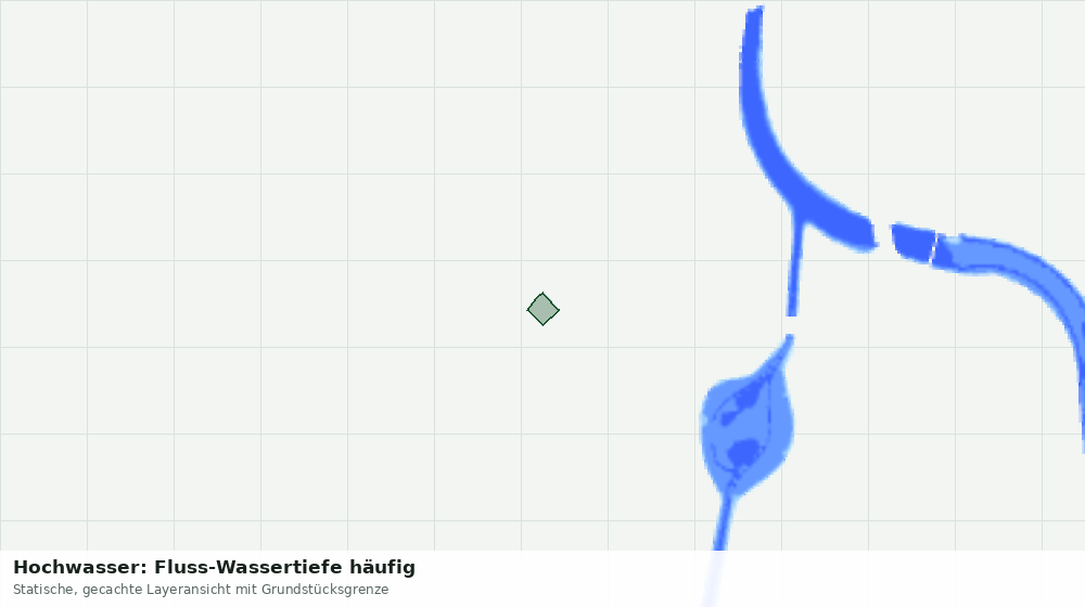 Statische Kartenansicht: Hochwasser: Fluss-Wassertiefe häufig