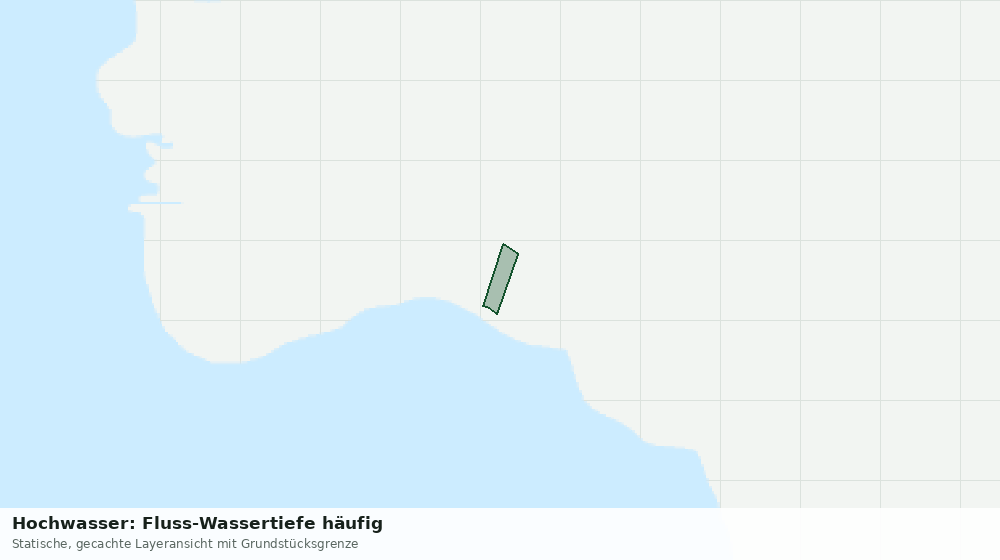 Statische Kartenansicht: Hochwasser: Fluss-Wassertiefe häufig