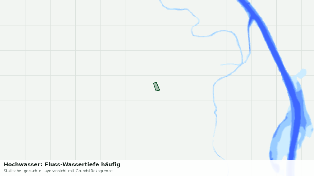 Statische Kartenansicht: Hochwasser: Fluss-Wassertiefe häufig