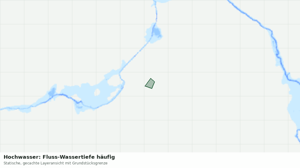 Statische Kartenansicht: Hochwasser: Fluss-Wassertiefe häufig