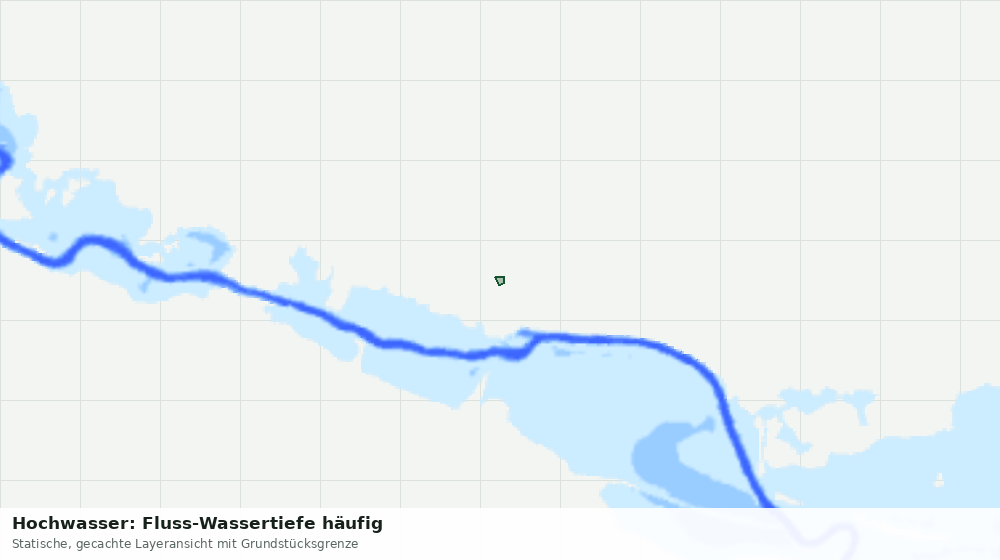 Statische Kartenansicht: Hochwasser: Fluss-Wassertiefe häufig