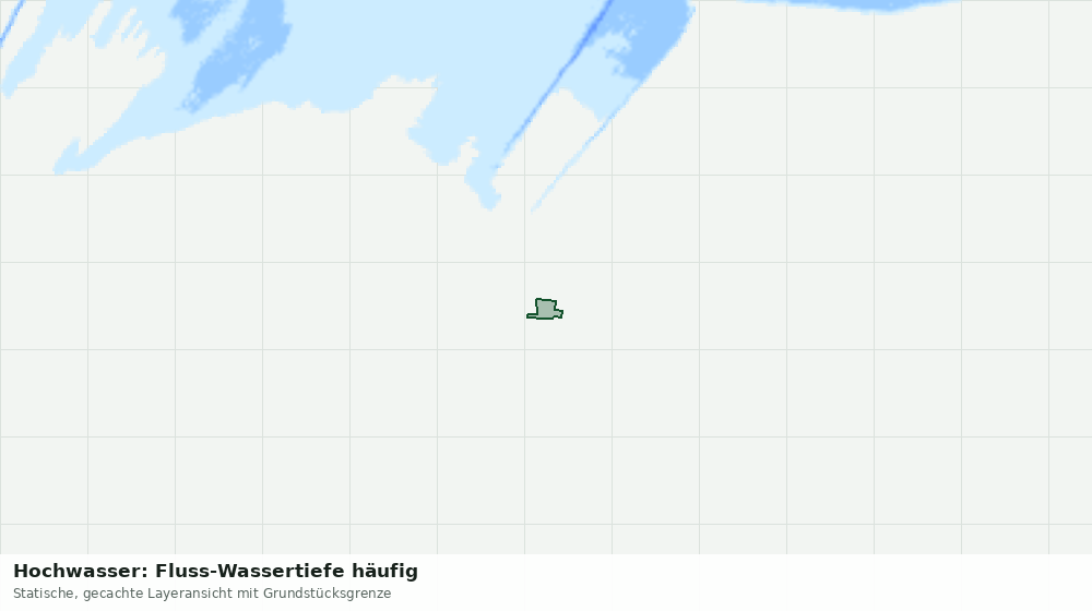 Statische Kartenansicht: Hochwasser: Fluss-Wassertiefe häufig