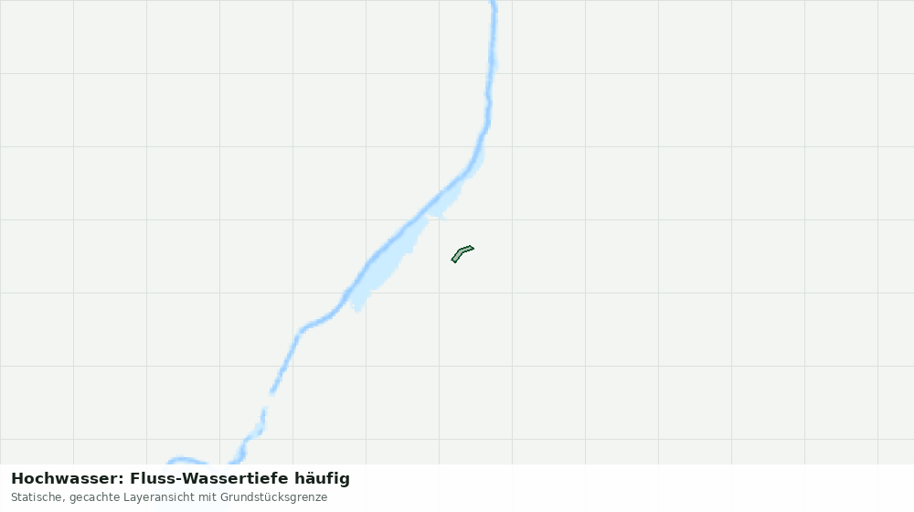 Statische Kartenansicht: Hochwasser: Fluss-Wassertiefe häufig