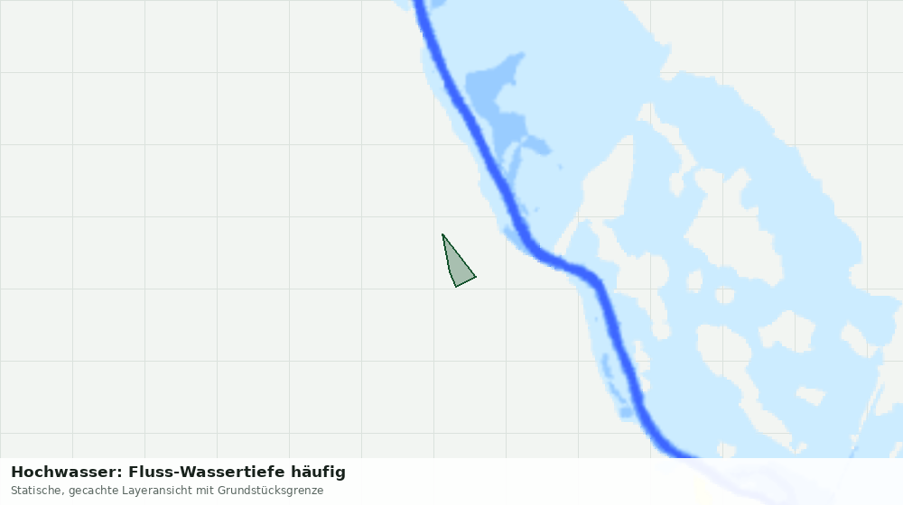 Statische Kartenansicht: Hochwasser: Fluss-Wassertiefe häufig