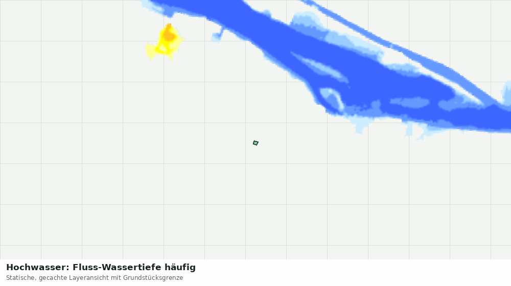 Statische Kartenansicht: Hochwasser: Fluss-Wassertiefe häufig
