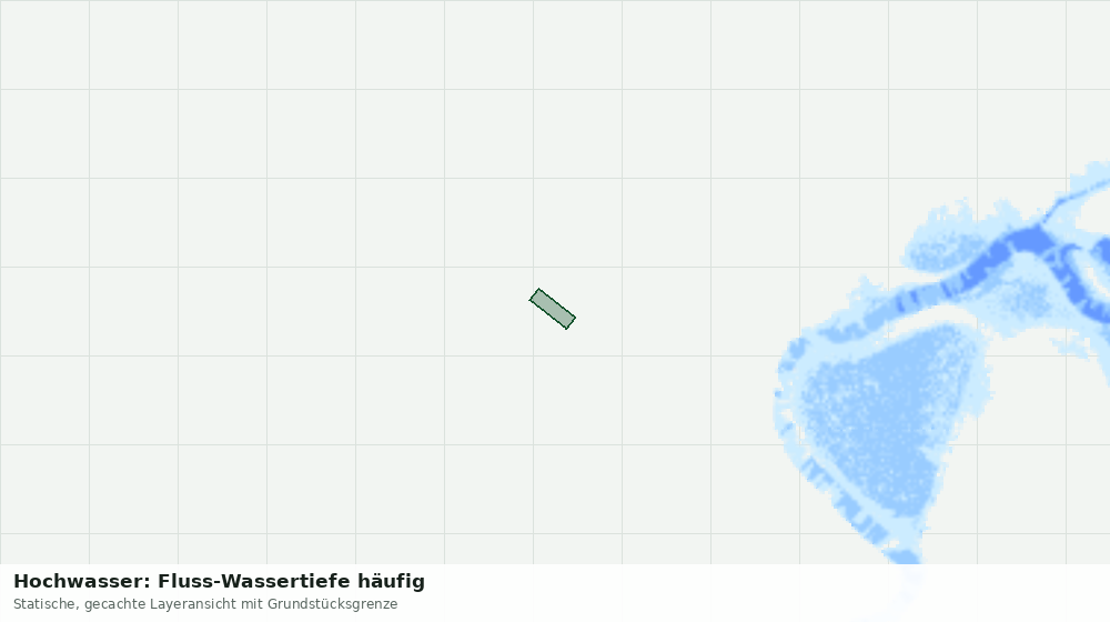 Statische Kartenansicht: Hochwasser: Fluss-Wassertiefe häufig