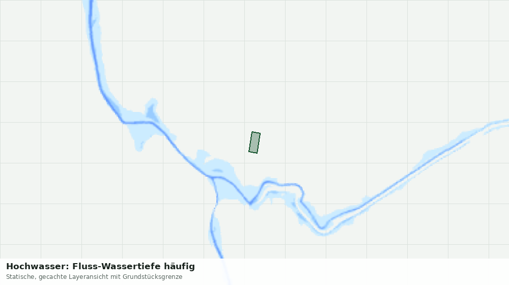 Statische Kartenansicht: Hochwasser: Fluss-Wassertiefe häufig
