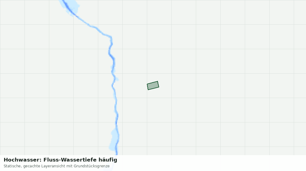 Statische Kartenansicht: Hochwasser: Fluss-Wassertiefe häufig