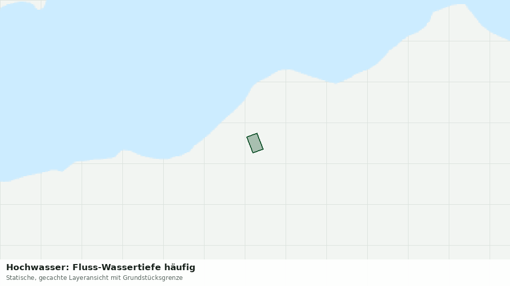 Statische Kartenansicht: Hochwasser: Fluss-Wassertiefe häufig