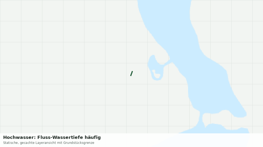 Statische Kartenansicht: Hochwasser: Fluss-Wassertiefe häufig