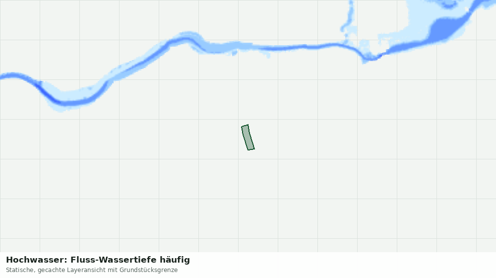 Statische Kartenansicht: Hochwasser: Fluss-Wassertiefe häufig
